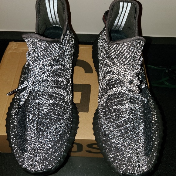Yeezy 350 V2 Static Black Reflective main image 4